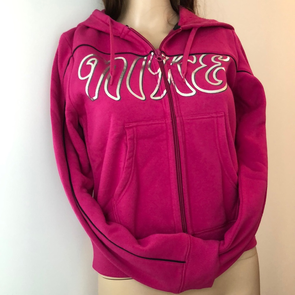 Fuchsia Nike Zipper Hoodie Small NWT